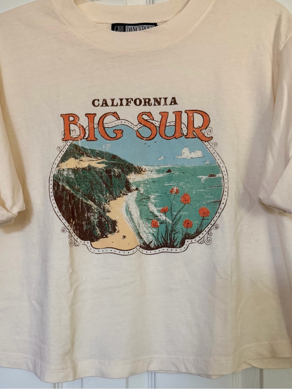 Girl Dangerous California Big Sur Graphic Tee Soft Cotton NWOT - Picture 6 of 6